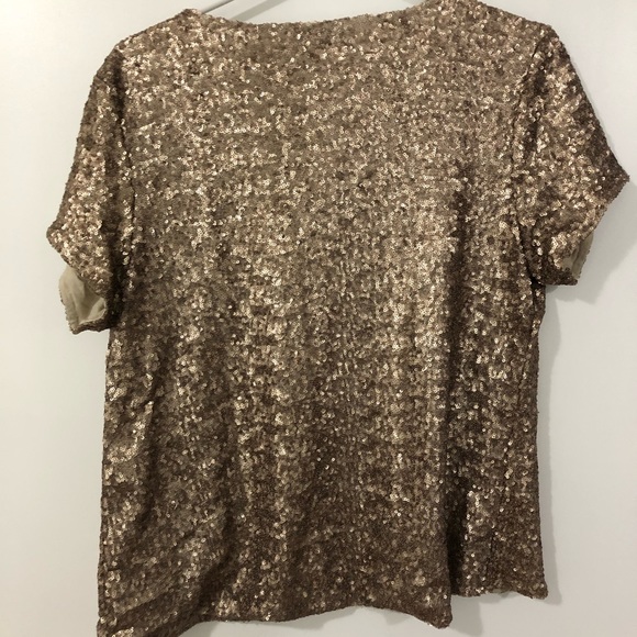 Gold sequinned jacket - Picture 4 of 6